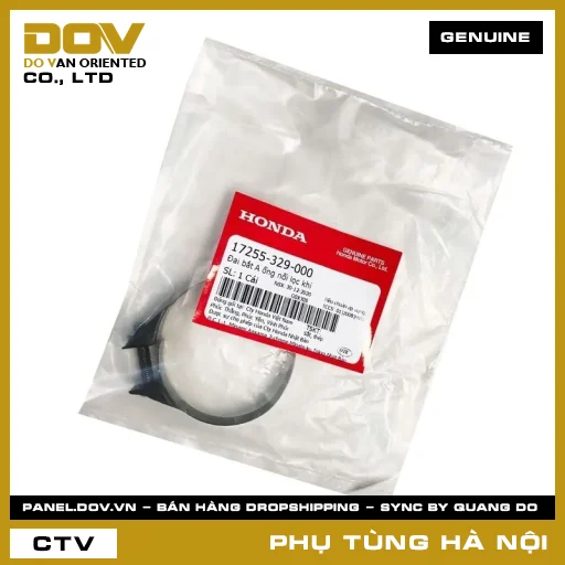 MÃ PHỤ TÙNG : 17255329000 ĐAI BẮT A ỐNG NỐI LỌC GIÓ — 17255329000