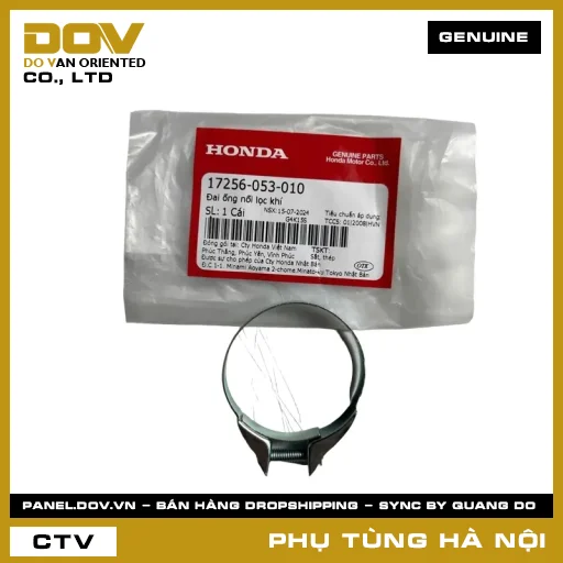MÃ PHỤ TÙNG : 17256053010 ĐAI ỐNG NỐI LỌC GIÓ — 17256053010