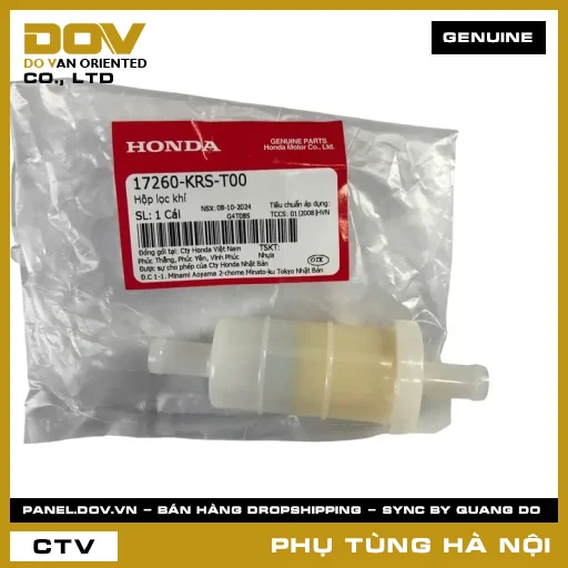MÃ PHỤ TÙNG : 17260KRST00 HỘP LỌC GIÓ — 17260KRST00