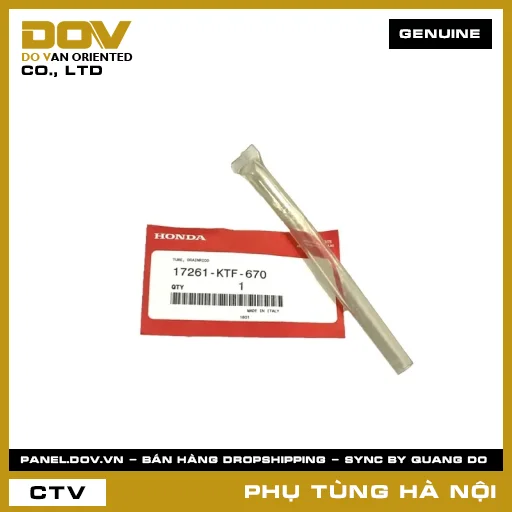 MÃ PHỤ TÙNG : 17261KTF670 ỐNG XẢ CẶN BẦU LỌC GIÓ — 17261KTF670