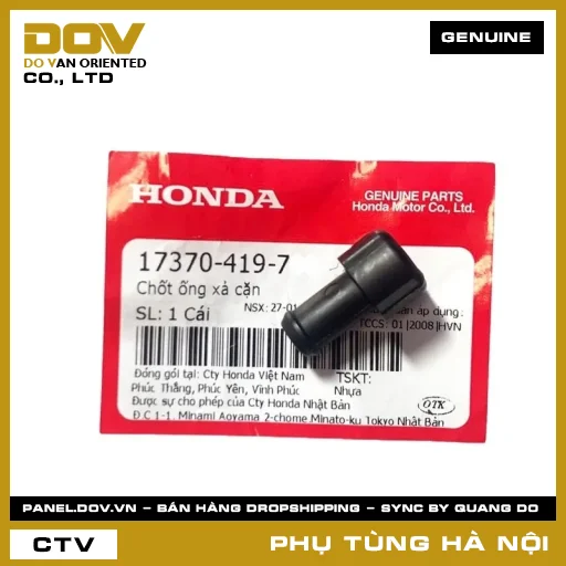 MÃ PHỤ TÙNG : 17370419700 CHỐT ỐNG XẢ CẶN — 17370419700