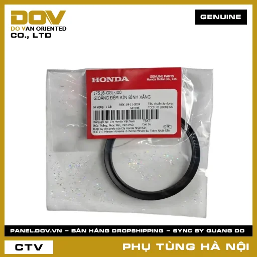 MÃ PHỤ TÙNG : 17518GGLJ00 GIOĂNG ĐỆM KÍN BÌNH XĂNG — 17518GGLJ00
