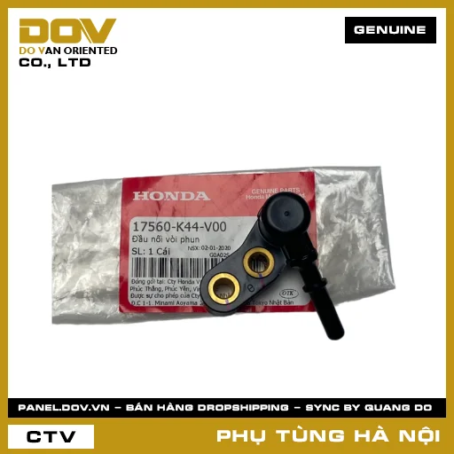 MÃ PHỤ TÙNG : 17560K44V00 ĐẦU NỐI VÒI PHUN — 17560K44V00