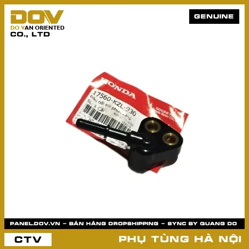 MÃ PHỤ TÙNG : 17560KZL930 ĐẦU NỐI VÒI PHUN XĂNG — 17560KZL930