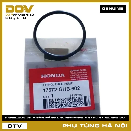 MÃ PHỤ TÙNG : 17572GHB602 PHỚT O BÌNH XĂNG — 17572GHB602