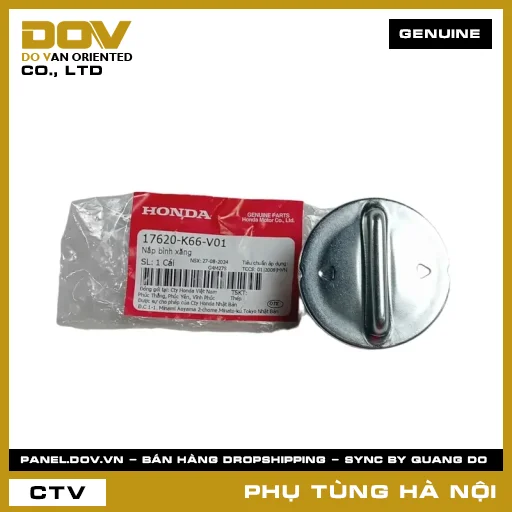 MÃ PHỤ TÙNG : 17620K66V01 NẮP BÌNH XĂNG — 17620K66V01
