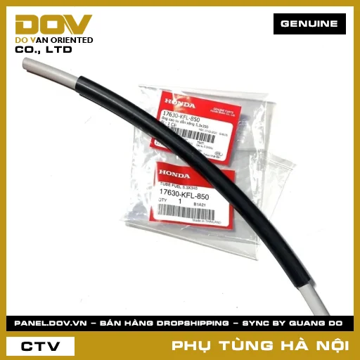MÃ PHỤ TÙNG : 17630KFL850 ỐNG CAO SU DẪN XĂNG 5,3X350 — 17630KFL850