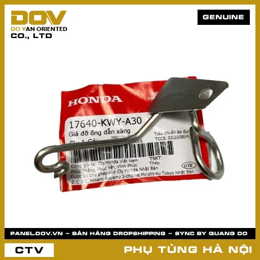 MÃ PHỤ TÙNG : 17640KWYA30 GIÁ ĐỠ ỐNG DẪN XĂNG — 17640KWYA30