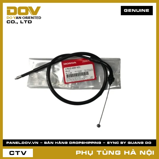 MÃ PHỤ TÙNG : 17910K89V01 DÂY GA — 17910K89V01