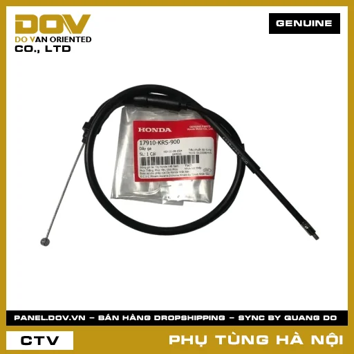 MÃ PHỤ TÙNG : 17910KRS900 DÂY GA — 17910KRS900