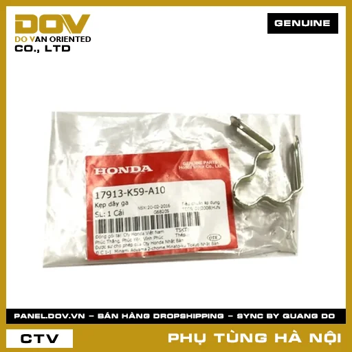 MÃ PHỤ TÙNG : 17913K59A10 KẸP DÂY GA — 17913K59A10
