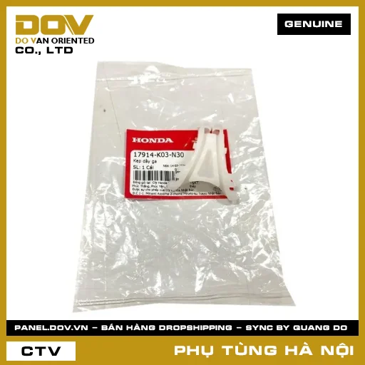 MÃ PHỤ TÙNG : 17914K03N30 KẸP DÂY GA — 17914K03N30