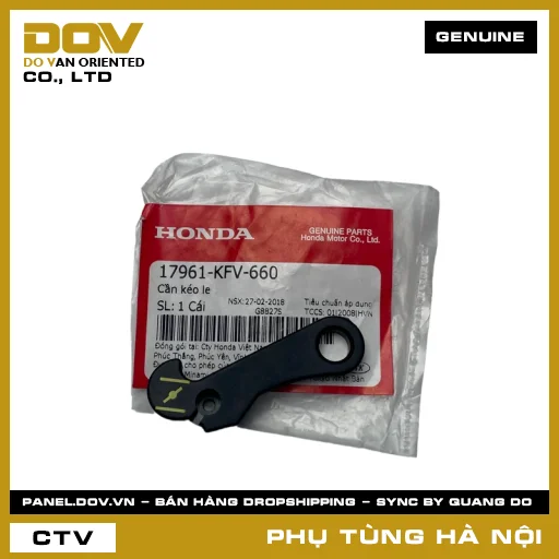 MÃ PHỤ TÙNG : 17961KFV660 CẦN KÉO LE — 17961KFV660
