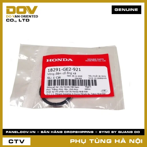 MÃ PHỤ TÙNG : 18291GE2921 VÒNG ĐỆM CỔ ỐNG XẢ — 18291GE2921