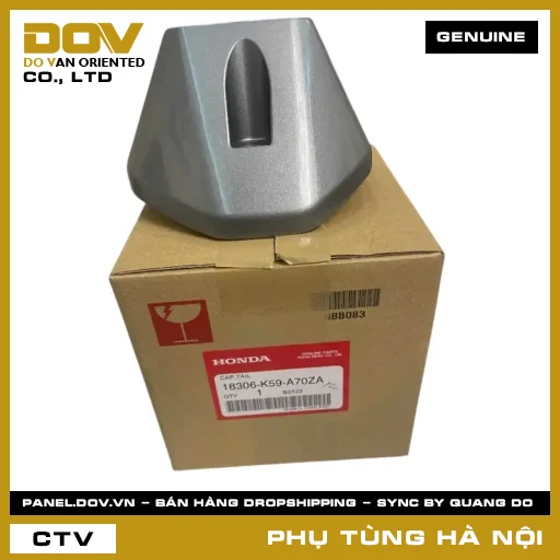 MÃ PHỤ TÙNG : 18306K59A70ZA ĐUÔI ỐNG XẢ*NH167MU* — 18306K59A70ZA