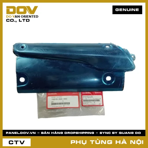 MÃ PHỤ TÙNG : 18318K53D00 TẤM CÁCH NHIỆT ỐNG XẢ A — 18318K53D00