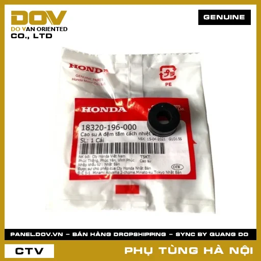 MÃ PHỤ TÙNG : 18320196000 CAO SU A ĐỆM TẤM CÁCH NHIỆT ỐN — 18320196000
