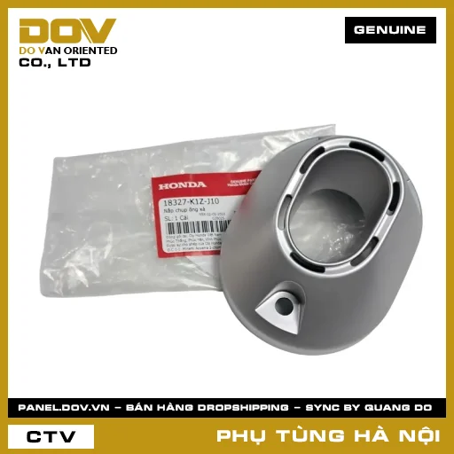 MÃ PHỤ TÙNG : 18327K1ZJ10 NẮP CHỤP ỐNG XẢ — 18327K1ZJ10