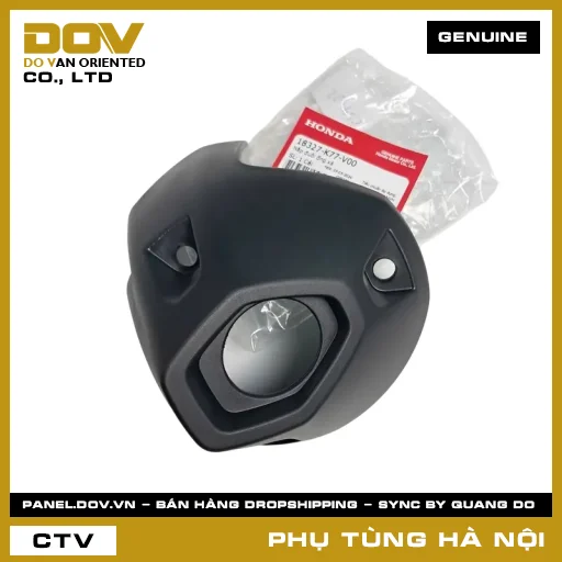 MÃ PHỤ TÙNG : 18327K77V00 NẮP ĐUÔI ỐNG XẢ — 18327K77V00