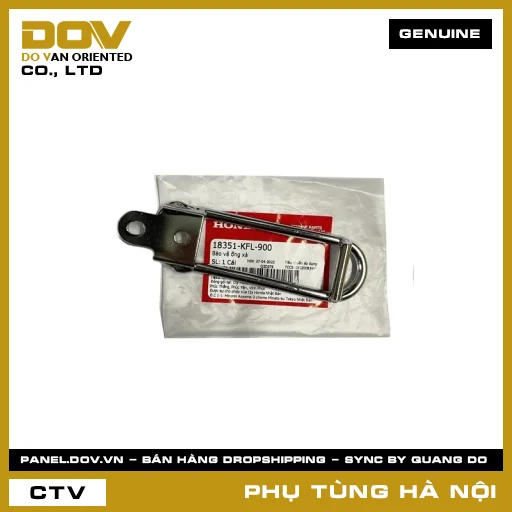 MÃ PHỤ TÙNG : 18351KFL900 BẢO VỆ ỐNG XẢ — 18351KFL900