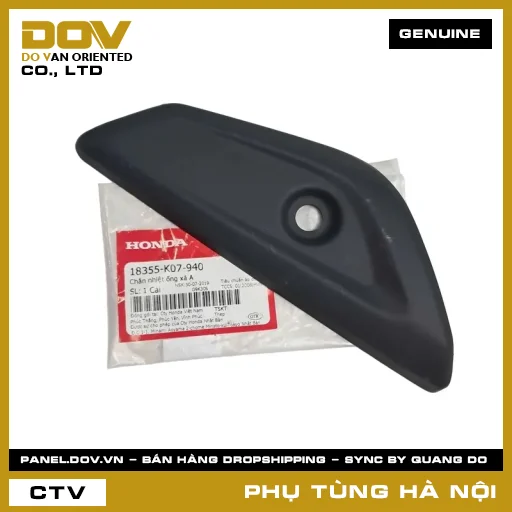 MÃ PHỤ TÙNG : 18355K07940 CHẮN NHIỆT ỐNG XẢ A — 18355K07940
