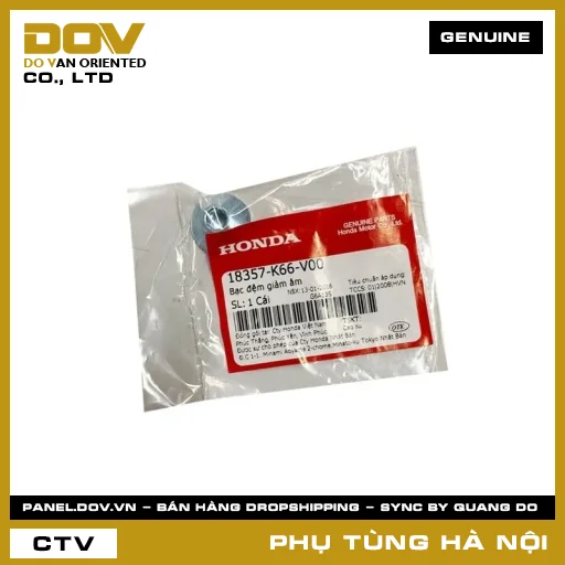 MÃ PHỤ TÙNG : 18357K66V00 BẠC ĐỆM GIẢM ÂM — 18357K66V00