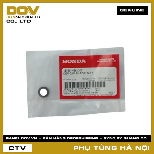 MÃ PHỤ TÙNG : 18365MEED00 ĐỆM CAO SU 8.5X13X2.5 — 18365MEED00