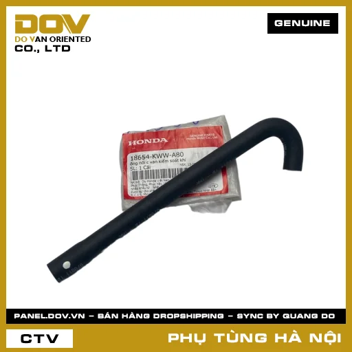 MÃ PHỤ TÙNG : 18654KWWA80 ỐNG NỐI C VAN KIỂM SOÁT KHÍ — 18654KWWA80