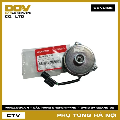 MÃ PHỤ TÙNG : 19030K56N01 MÔ TƠ QUẠT LÀM MÁT — 19030K56N01