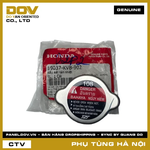 MÃ PHỤ TÙNG : 19037KVB902 NẮP KÉT TẢN NHIỆT — 19037KVB902