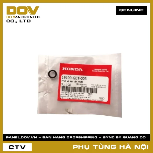 MÃ PHỤ TÙNG : 19109GET003 PHỚT XẢ KÉT TẢN NHIỆT — 19109GET003