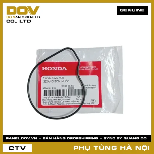 MÃ PHỤ TÙNG : 19226KWN900 GIOĂNG BƠM NƯỚC — 19226KWN900