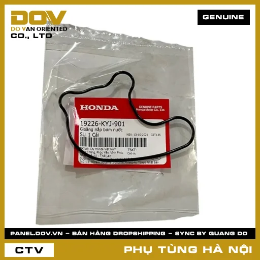 MÃ PHỤ TÙNG : 19226KYJ901 GIOĂNG NẮP BƠM NƯỚC — 19226KYJ901