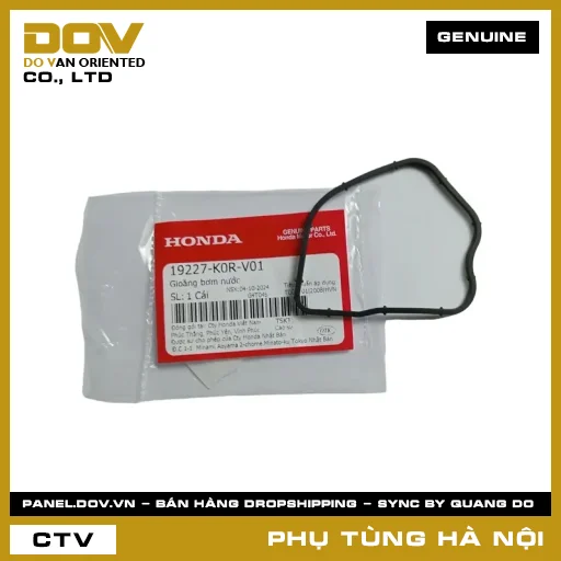 MÃ PHỤ TÙNG : 19227K0RV01 GIOĂNG BƠM NƯỚC — 19227K0RV01