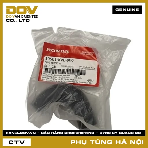 MÃ PHỤ TÙNG : 19501KVB900 ỐNG NƯỚC A — 19501KVB900
