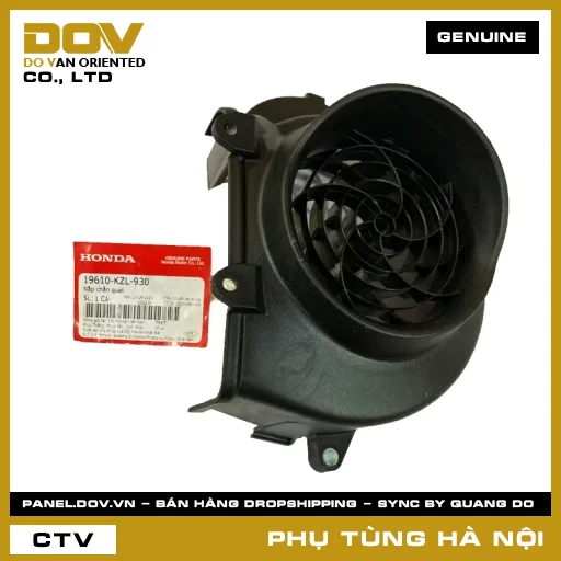 MÃ PHỤ TÙNG : 19610KZL930 NẮP CHẮN QUẠT — 19610KZL930