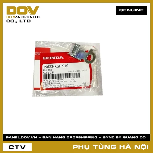 MÃ PHỤ TÙNG : 19623KGF910 KẸP ỐNG — 19623KGF910