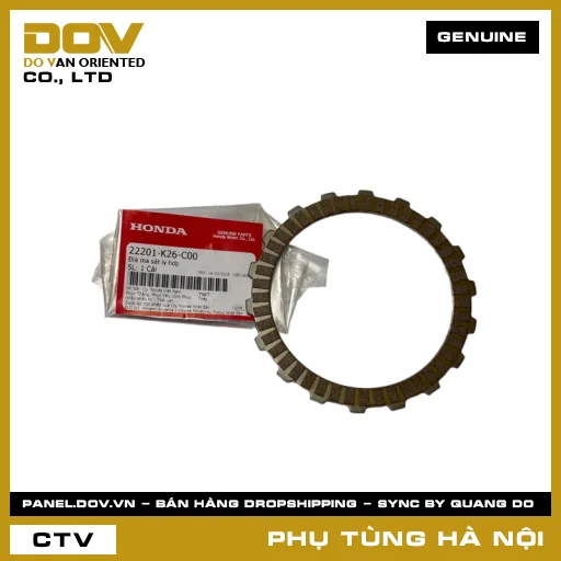 MÃ PHỤ TÙNG : 22201K26C00 ĐĨA MA SÁT LY HỢP — 22201K26C00