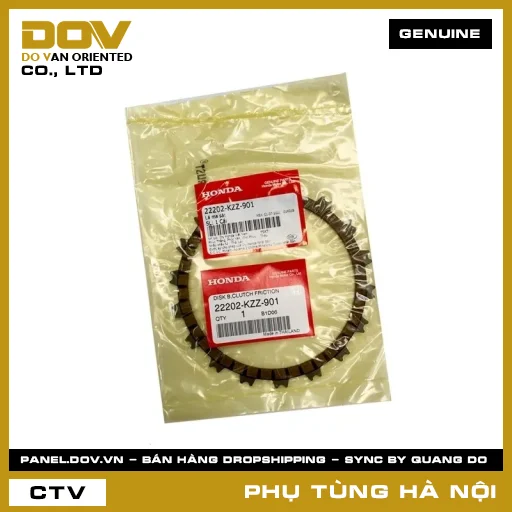 MÃ PHỤ TÙNG : 22202KZZ901 LÁ MA SÁT — 22202KZZ901