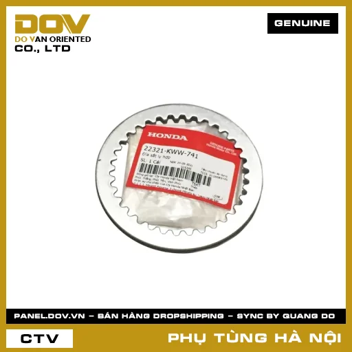 MÃ PHỤ TÙNG : 22321KWW741 ĐĨA SẮT LY HỢP — 22321KWW741