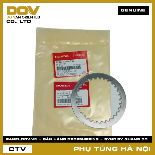 MÃ PHỤ TÙNG : 22321KWW742 ĐĨA SẮT LY HỢP — 22321KWW742