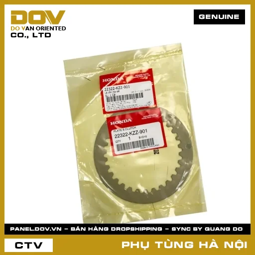 MÃ PHỤ TÙNG : 22322KZZ901 LÁ CÔN MA SÁT — 22322KZZ901