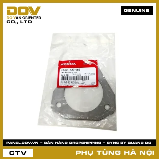 MÃ PHỤ TÙNG : 22361K29V81 TẤM ÉP CẠNH LY HỢP — 22361K29V81