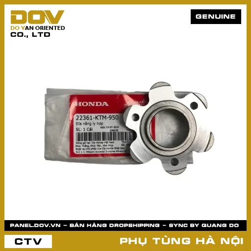 MÃ PHỤ TÙNG : 22361KTM950 ĐĨA NÂNG LY HỢP — 22361KTM950