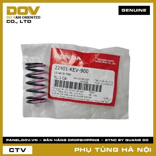 MÃ PHỤ TÙNG : 22401KEV900 LÒ XO LY HỢP — 22401KEV900