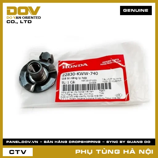 MÃ PHỤ TÙNG : 22830KWW740 GIÁ BI NÂNG LY HỢP — 22830KWW740