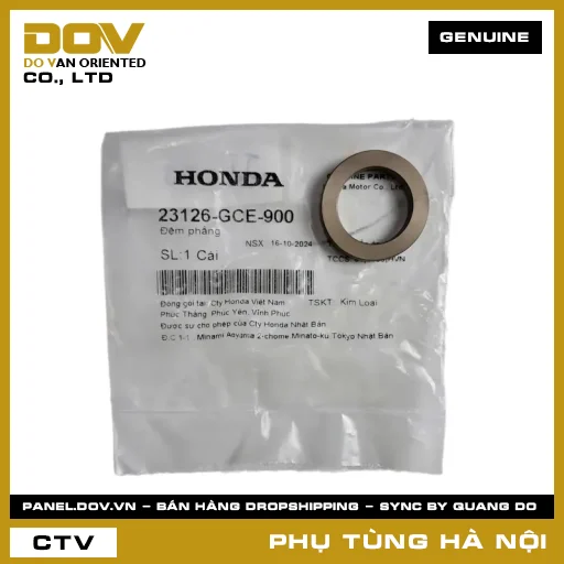 MÃ PHỤ TÙNG : 23126GCE900 ĐỆM PHẲNG — 23126GCE900