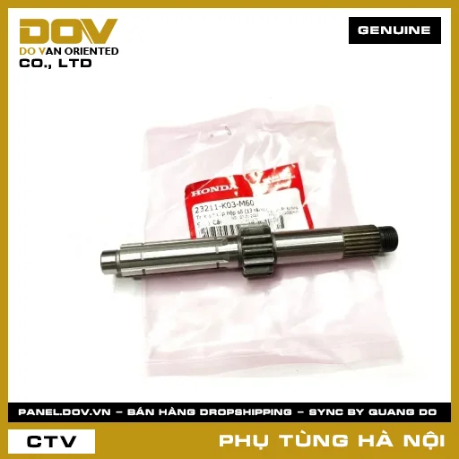 MÃ PHỤ TÙNG : 23211K03M60 TRỤC SƠ CẤP HỘP SỐ (13 RĂNG) — 23211K03M60