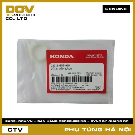 MÃ PHỤ TÙNG : 23216GN5910 VÒNG ĐỆM CÁCH — 23216GN5910
