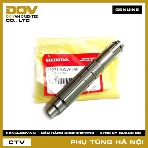 MÃ PHỤ TÙNG : 23221KWW740 TRỤC SỐ THỨ CẤP — 23221KWW740